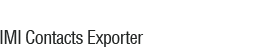 IMI Contacts Exporter