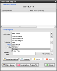 Select the target ADSI attribute from list.