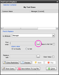 Select the Manager