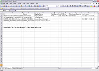 Or export a result set directly to Microsoft Office Excel.